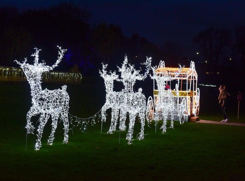The Festival of Light in Mowbray Park, Sunderland