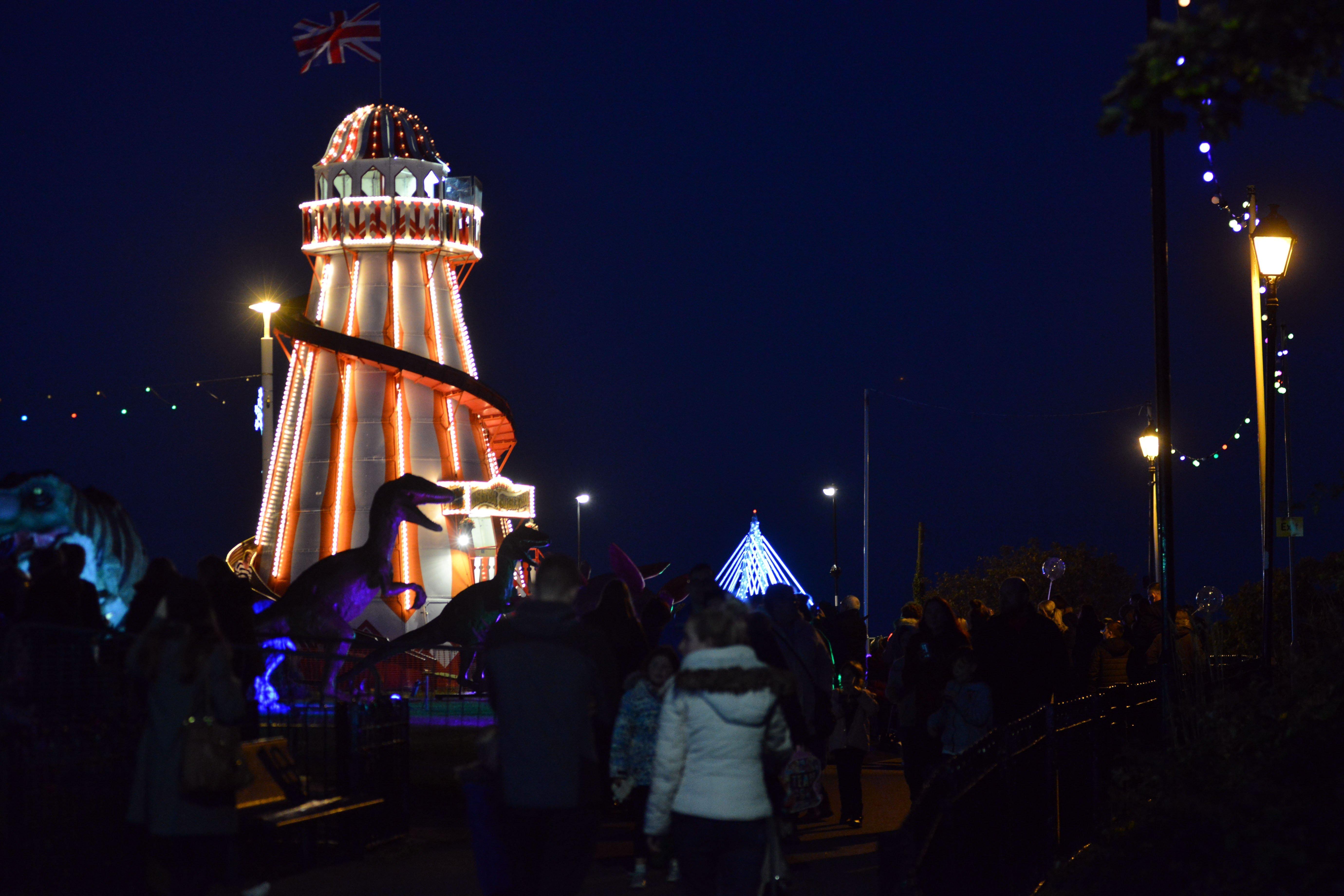 The opening night of Sunderland Illuminations and Festival of Light in 2018.