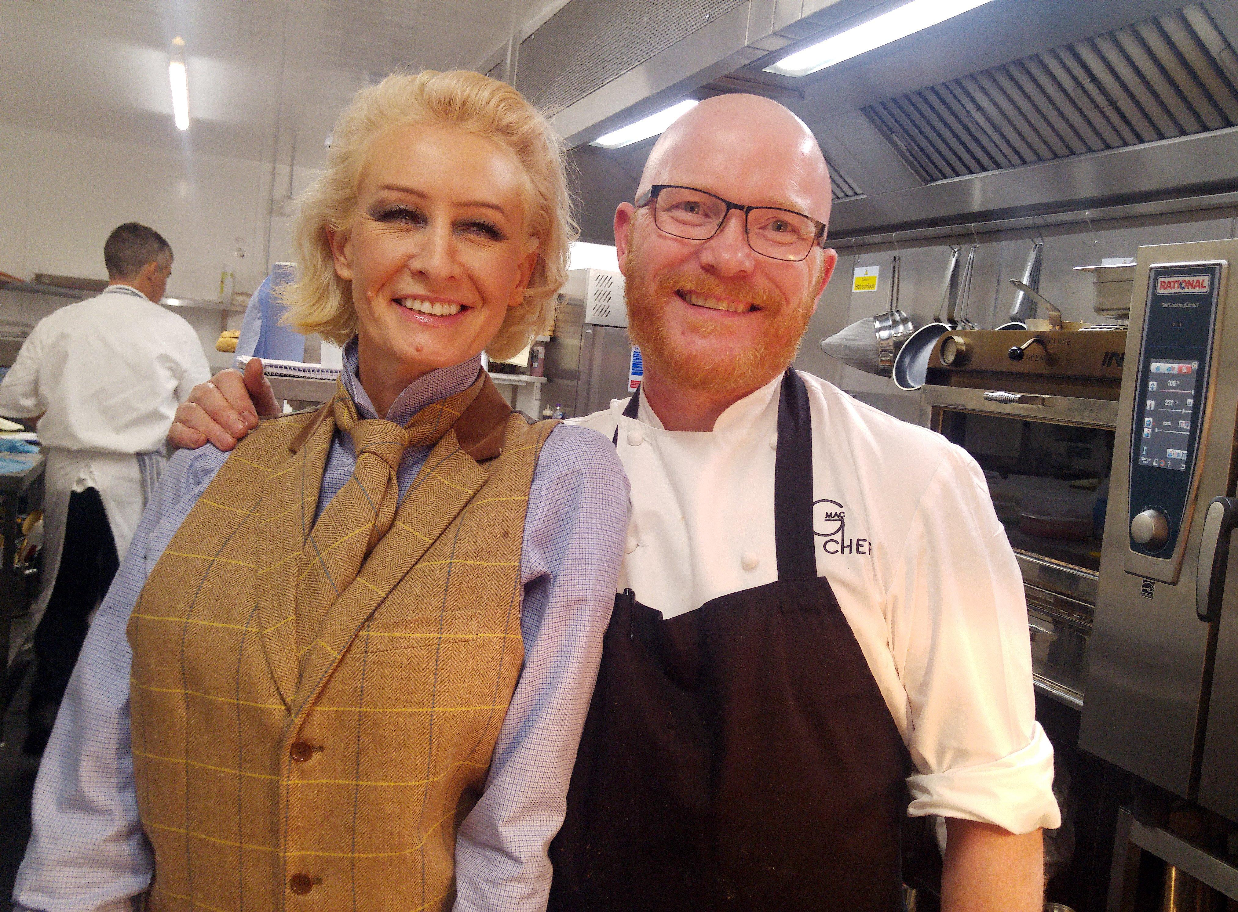 Plough on the Hill owner Sarah Carmichael and former executive chef, Gary Maclean.