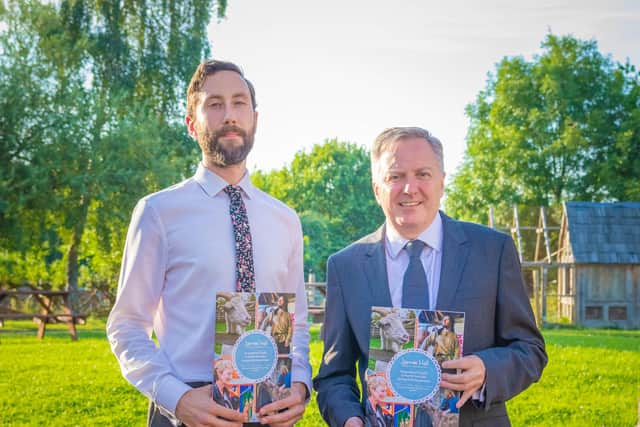 Leigh Venus, strategic cultural development manager at Groundwork South and North Tyneside, and Councillor Iain Malcolm, leader of South Tyneside Council.