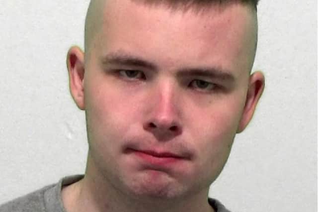 Caleb Gleadow, a teen in care who has been jailed for 30 months at Newcastle Crown Court after he attacked and strangled a stranger at a beauty spot when authorities refused to allow him to have a sex doll