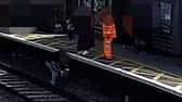 Boy, 3, is rescued from railway track by man at Newark Northgate Station.