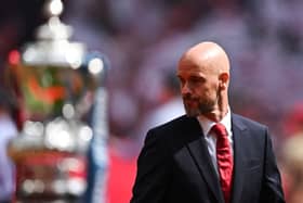 Manchester United's Dutch manager Erik ten Hag