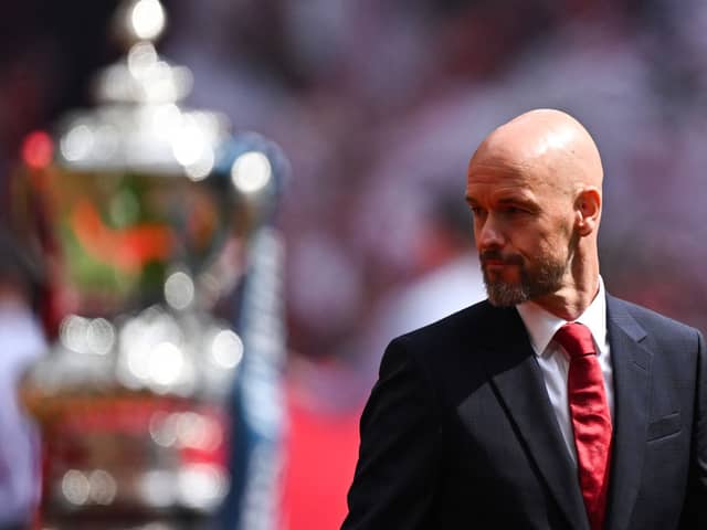 Manchester United's Dutch manager Erik ten Hag