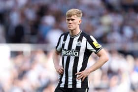 Lewis Hall has completed his move to Newcastle United. 