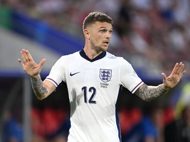 Kieran Trippier is a doubt to face Slovakia on Sunday night.
