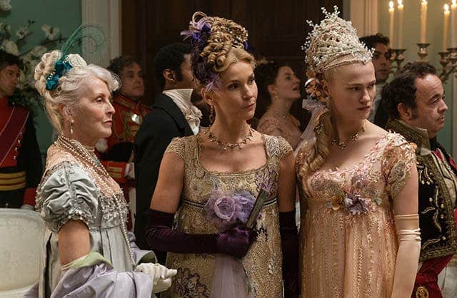 Tiaras, feathers and empire lines: the Regencycore look