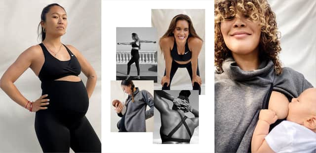 The sports brand’s maternity collection is part of its ‘Nike (M)’ campaign.