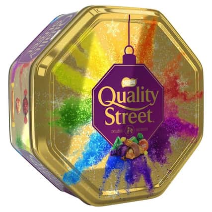 Tesco is selling an exclusive gold version of the Quality Street Christmas Tub - for a limited time only