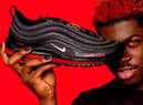 Little Naz advertising his Nike collab