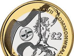 Northern Ireland 2002 Commonwealth Games £2 coin