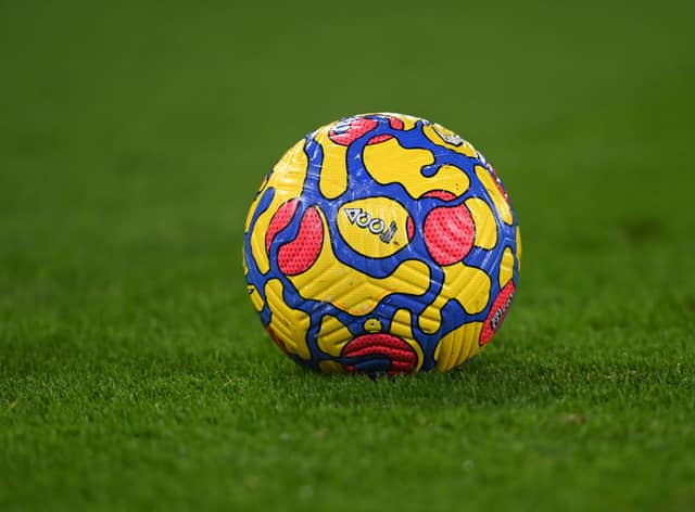 Hi Vis Nike Flight match ball. (Photo by Mike Hewitt/Getty Images)