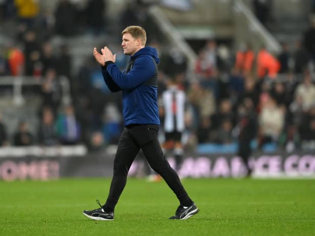 Eddie Howe, Manager of Newcastle United. (Photo by Stu Forster/Getty Images)