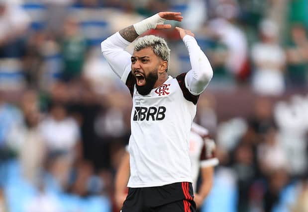 Gabriel Barbosa of Flamengo. (Photo by Buda Mendes/Getty Images)