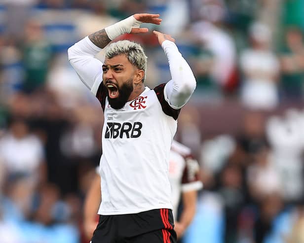 Gabriel Barbosa of Flamengo. (Photo by Buda Mendes/Getty Images)