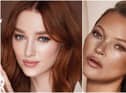Charlotte Tilbury Beautiful Skin Foundation, on actress Phoebe Dynevor (right) and model Kate Moss (left)