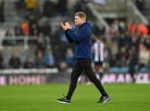 Eddie Howe, Manager of Newcastle United . (Photo by Stu Forster/Getty Images)