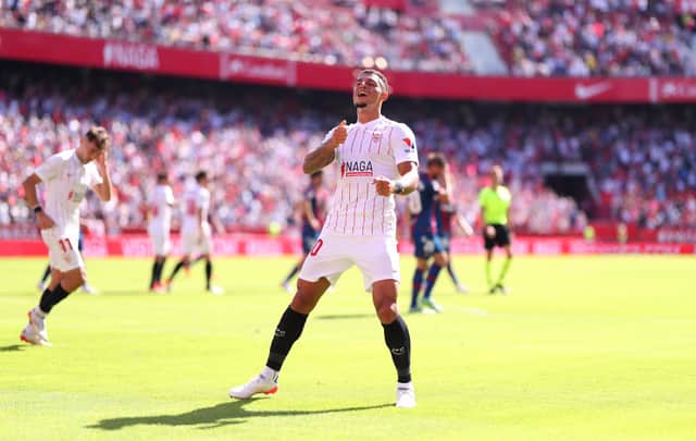 <p>Diego Carlos of Sevilla. (Photo by Fran Santiago/Getty Images)</p>