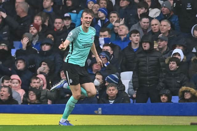 Dan Burn. (Photo by PAUL ELLIS/AFP via Getty Images)