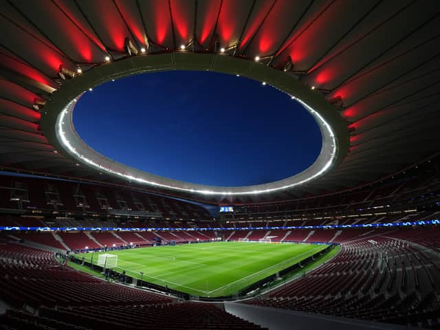 Manchester United play at the Wanda Metropolitano for the first time on Wednesday. Credit: Getty.