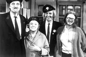 (L-R) Stephen Lewis, Doris Hare, Bob Grant and Anna Karen from On the Buses (Photo: PA)