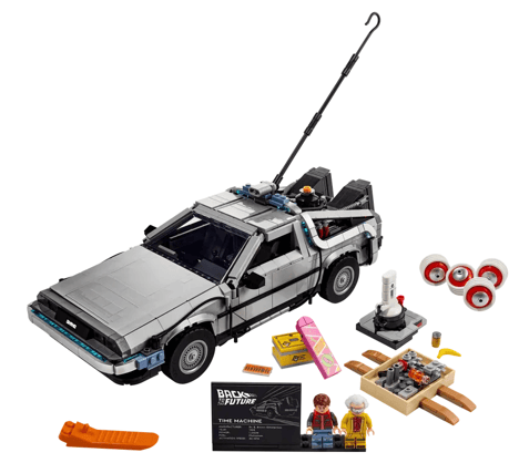 LEGO Back to the Future DeLorean set