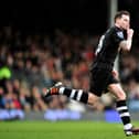 Danny Guthrie celebrates scoring for Newcastle United (Image: Getty Images)