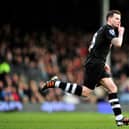 Danny Guthrie celebrates scoring for Newcastle United (Image: Getty Images)