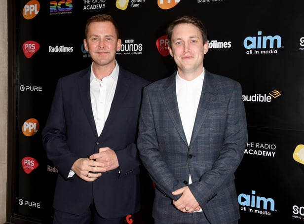 <p>Chris Stark and Scott Mills (Getty Images)</p>