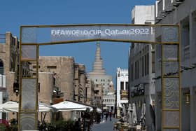 Qatar’s touristic Souq Waqif bazar in the capital Doha, on March 31, 2022 as the countdown towards the most controversial World Cup begins (Photo by GABRIEL BOUYS/AFP via Getty Images)
