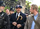 David Beckham queued around 12 hours to walk past Queen Elizabeth II’s coffin. Credit: Getty Images.