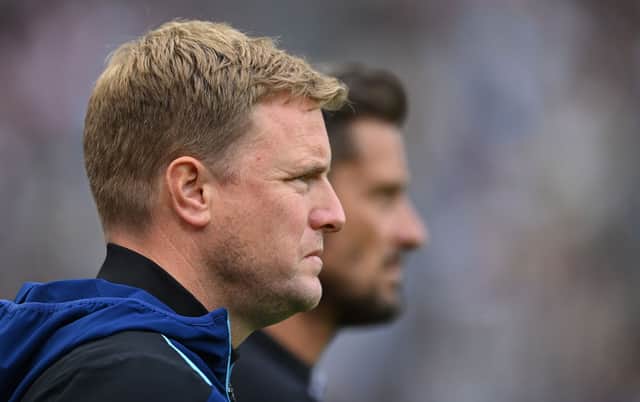 <p>Newcastle United head coach Eddie Howe. (Photo by Stu Forster/Getty Images)</p>