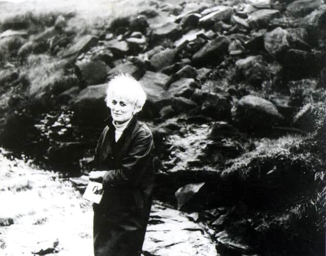 In this undated handout photo supplied by the Greater Manchester Police on July 1, 2009, Myra Hindley is seen photographed by Ian Brady at an unknown location. Myra Hindley and Ian Brady were convicted in 1966 of the murder of 3 children.