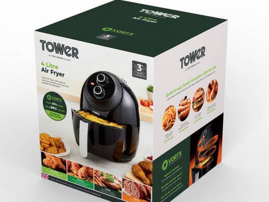 Tower 4L Manual Vortx Air Fryer