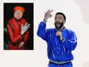 British singer, Craig David, inset, Leigh Francis as Michael Jackson in ‘Bo Selecta’ in 2002. (Photos: Getty)