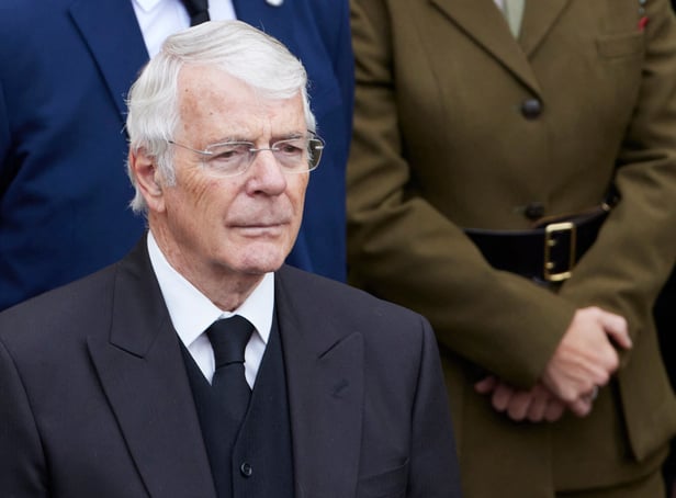 <p>Britain's former Prime Minister John Major attends the second Proclamation of Britain's new King, King Charles III</p>