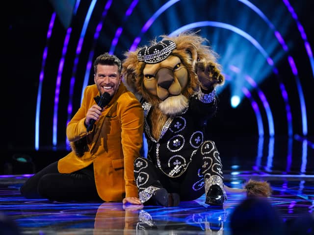 Pearly King and Masked Singer host Joel Dommett from The Masked Dancer (Pic: ITV)