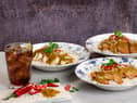 The new menu includes new burgers, salads and three new katsu curry dishes.