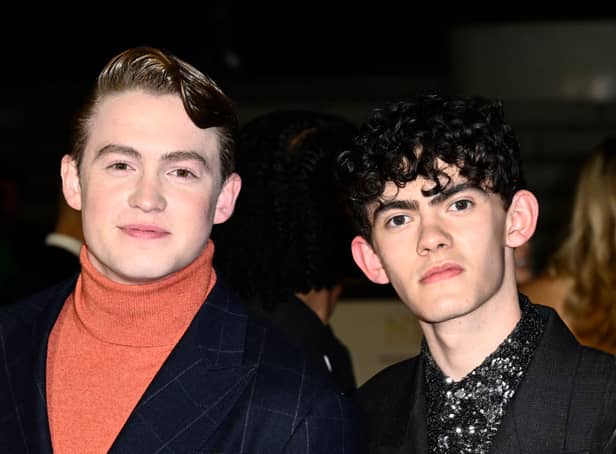 <p>Kit Connor (left) came out as bisexual in a tweet.</p>