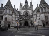  A general view of the Royal Courts of Justice in London.
