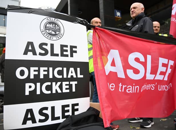 <p>Aslef union members at 12 operators are set to strike again later this month. (Credit: Getty Images)</p>