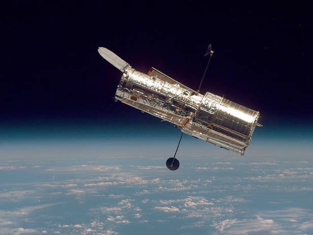 The Hubble telescope sits in low-earth orbit (image: Getty Images)