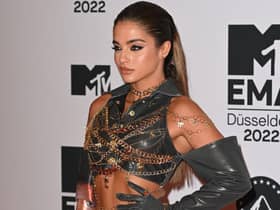 Noa Kirel attends the red carpet during the MTV Europe Music Awards 2022