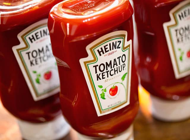 The price of Heinz ketchup has risen by 53% since 2020.