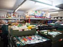 Crates of food at a Trussell Trust food bank (Photo: Trussell Trust)