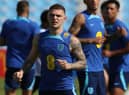 Kieran Trippier during the England Training session at Al Wakrah Stadium on November 17, 2022 in Doha, Qatar. (Photo by Michael Steele/Getty Images)
