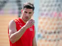Fabian Schar attends a training session at the University of Doha for Science and Technology training facilities in Doha on November 16, 2022, ahead of the Qatar 2022 World Cup football tournament. (Photo by FABRICE COFFRINI / AFP) (Photo by FABRICE COFFRINI/AFP via Getty Images)