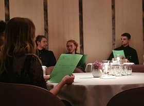 A group of 14 climate crisis activists from Animal Rebellion occupied the restaurant in London’s Chelsea on Saturday evening, wheret they held mock menus outlining demands for a ‘plant-based future’.