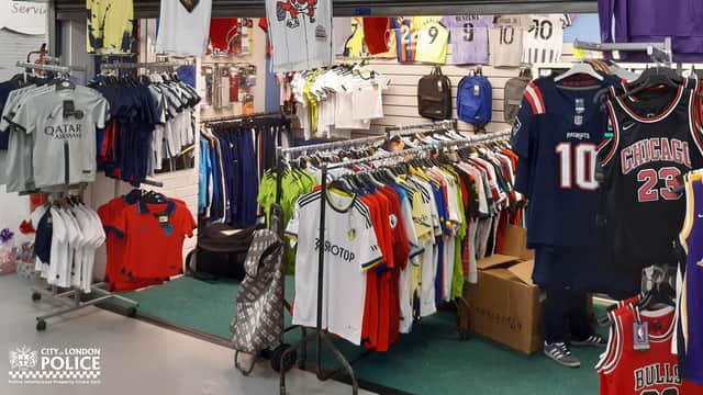 Four tonnes of fake football shirts have been seized by cops during raids ahead of the World Cup - worth a whopping £500,000. Cops raided lock ups and houses across the country in a crackdown on counterfeit goods, which they said are linked to organised criminal groups.