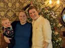 Pictured are Kate, Fred and Ian Richards. A savvy mum has shared a money hack which has saved her more than £650 - and paid for all of her Christmas shopping. 